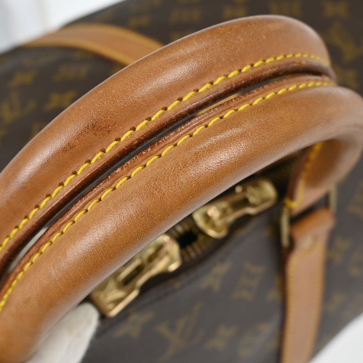 Louis Vuitton Keepall Bandouliere Bag Monogram Canvas, BROWN, CANVAS, Travel bag