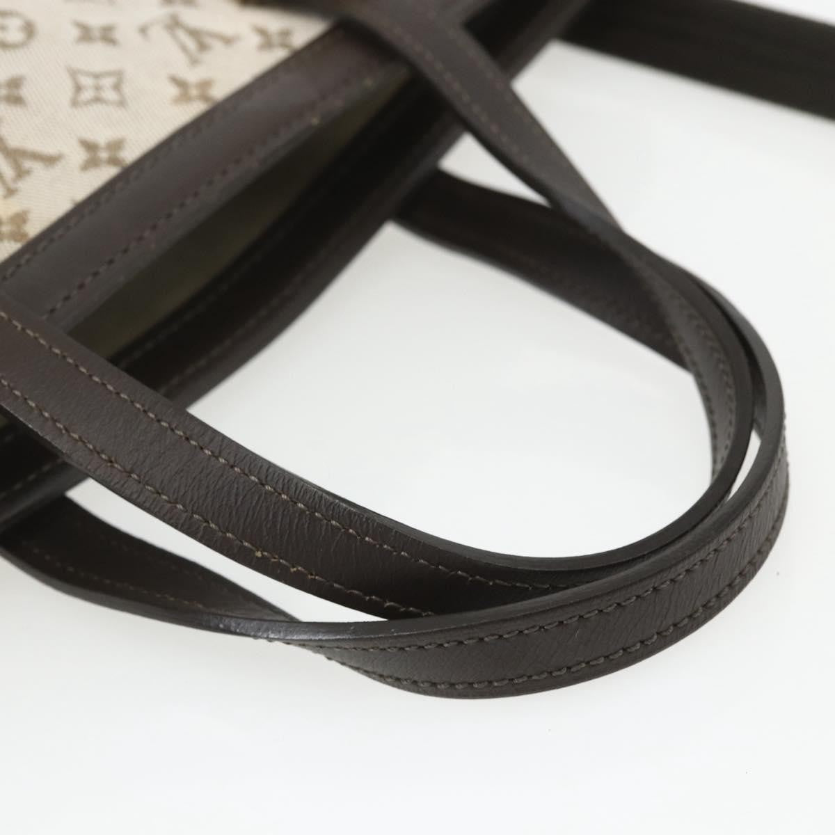 Louis Vuitton Francoise handbag Mini lin, KHAKI, CANVAS, Tote bag