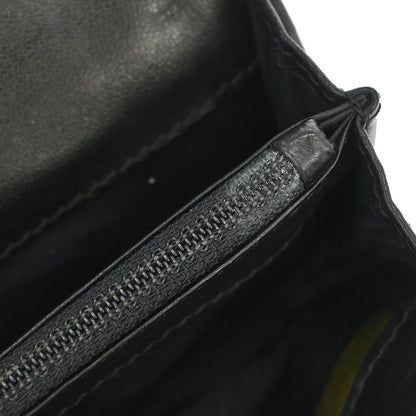 Chanel Chocolate Bar Wallet Lambskin, BLACK, LEATHER, Wallets