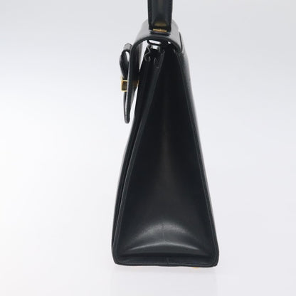 Salvatore Ferragamo Vintage Handbag Leather, BLACK, LEATHER, Handbag