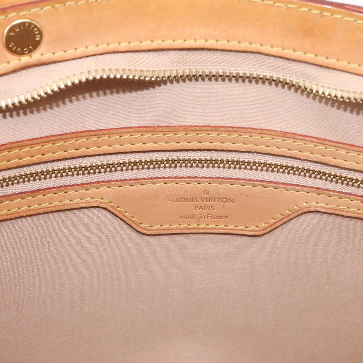 Louis Vuitton Brea Handbag Monogram Vernis, BEIGE, PATENT_LEATHER, Handbag