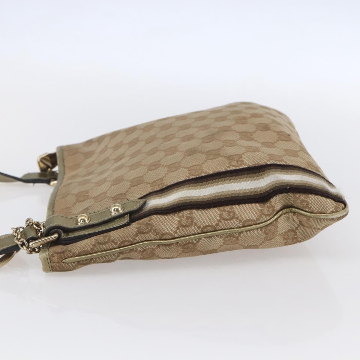 Gucci Jolicoeur Messenger Bag GG Canvas, BEIGE, CANVAS, Shoulder bag