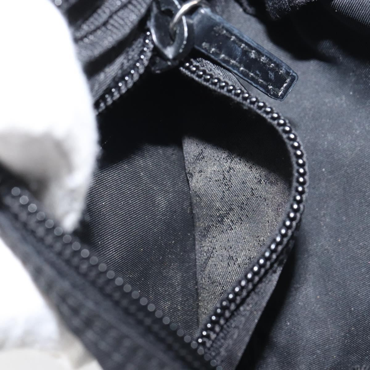 Prada Vintage Pouch Tessuto, BLACK, NYLON, Clutche & pouche
