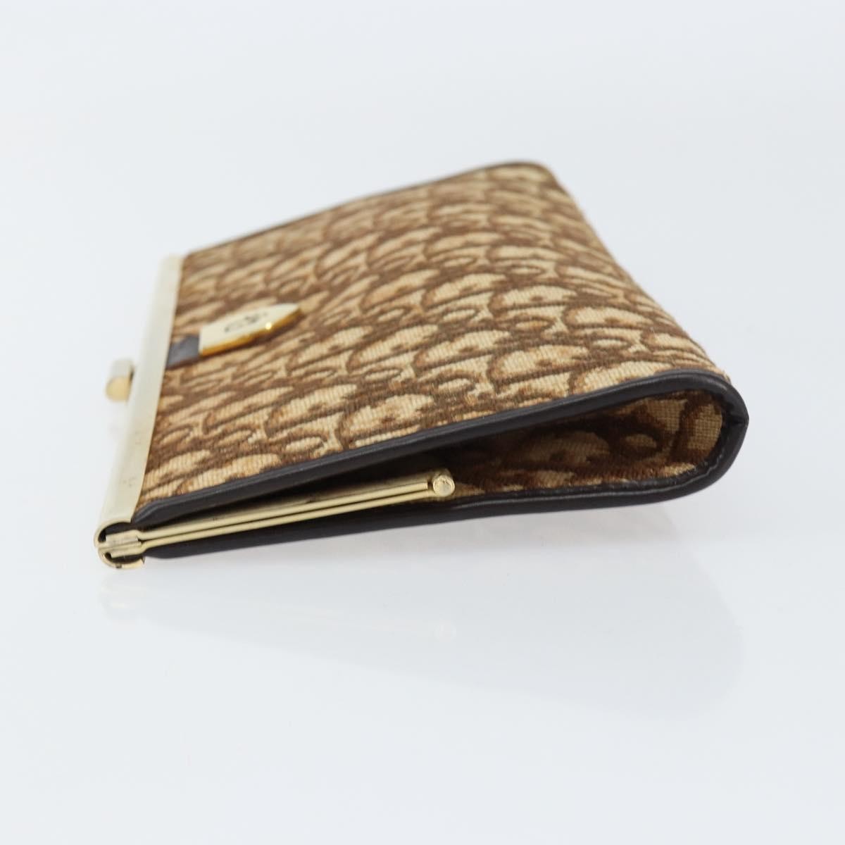 Christian Dior Vintage Trotter Pouch Diorissimo Canvas, BROWN, CANVAS, Clutche & pouche