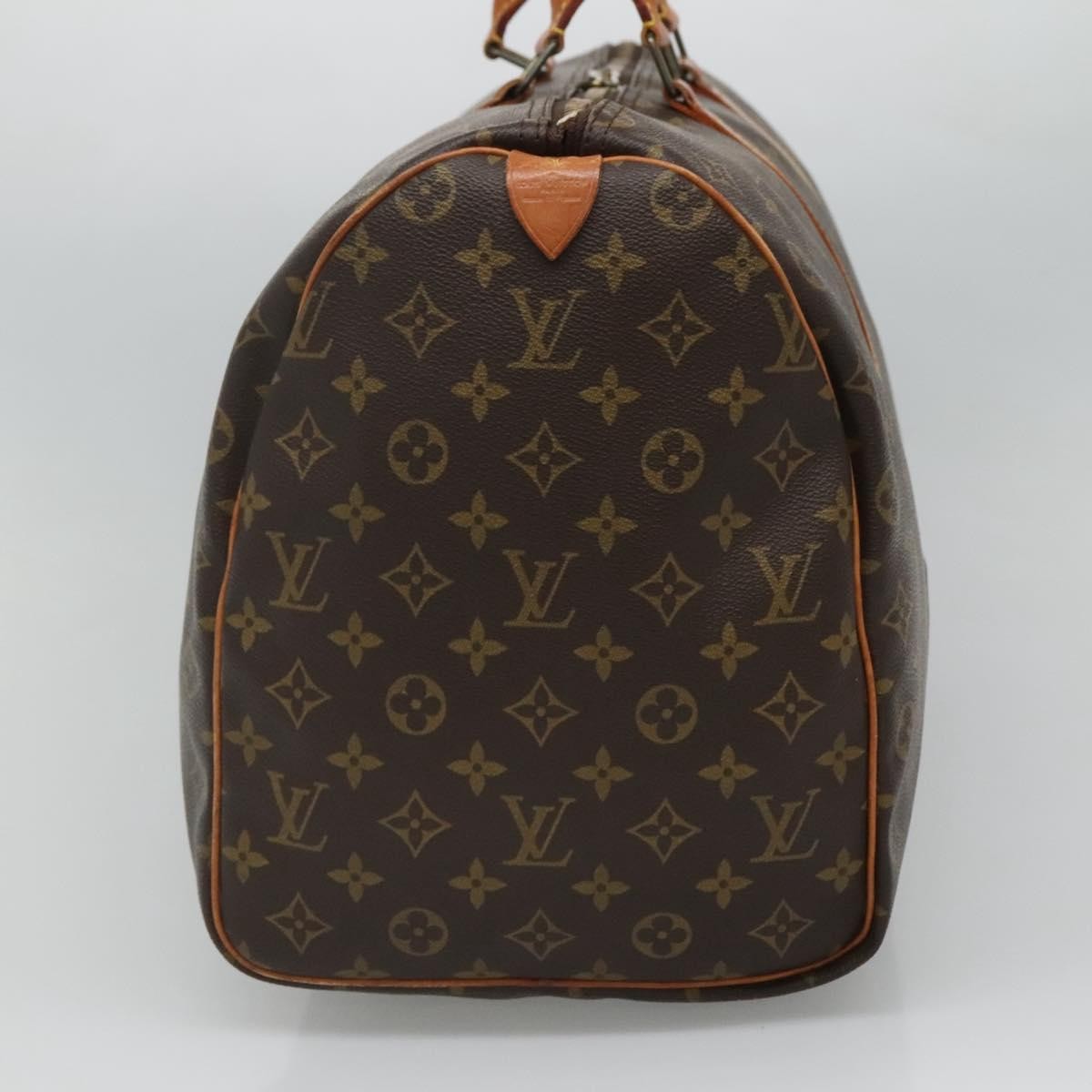 Louis Vuitton Keepall Bag Monogram Canvas, BROWN, CANVAS, Travel bag