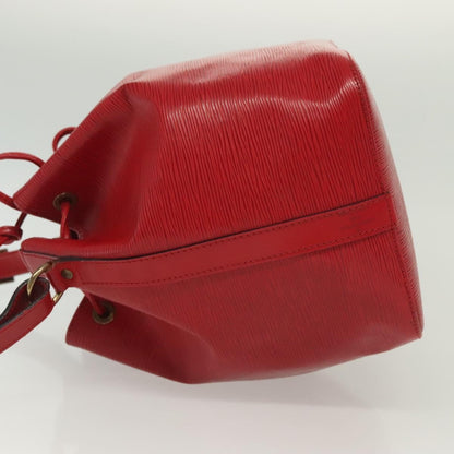 Louis Vuitton Petit Noe Handbag Epi Leather, RED, LEATHER, Shoulder bag