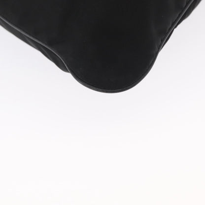 Prada Front Pocket Messenger Bag Tessuto, Black, Nylon, Shoulder Bag