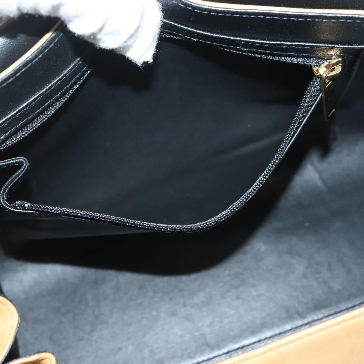 Chanel Chocolate Bar Flap Bag Quilted Lambskin, BEIGE, LEATHER, Shoulder bag