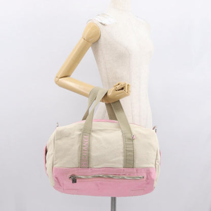 Chanel Sport Line Boston Ba Canvas, PINK, CANVAS, Travel bag