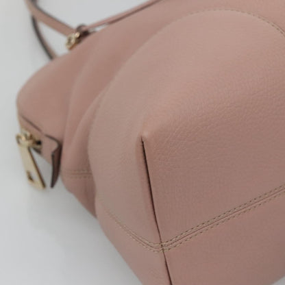 Gucci Bree Dome Tote Leather, PINK, LEATHER, Shoulder bag