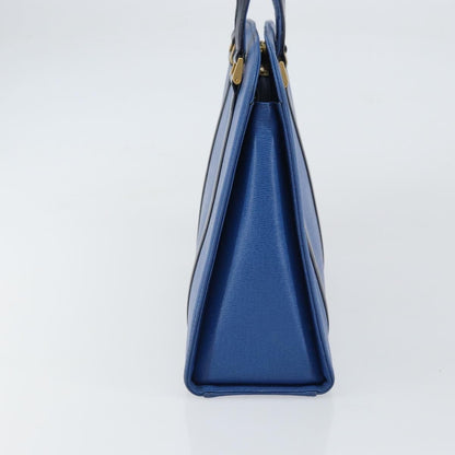 Burberry Vintage Handbag Leather, Blue, Leather, Handbag