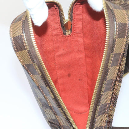 Louis Vuitton Geronimos Waist Bag Damier, BROWN, CANVAS, Travel bag
