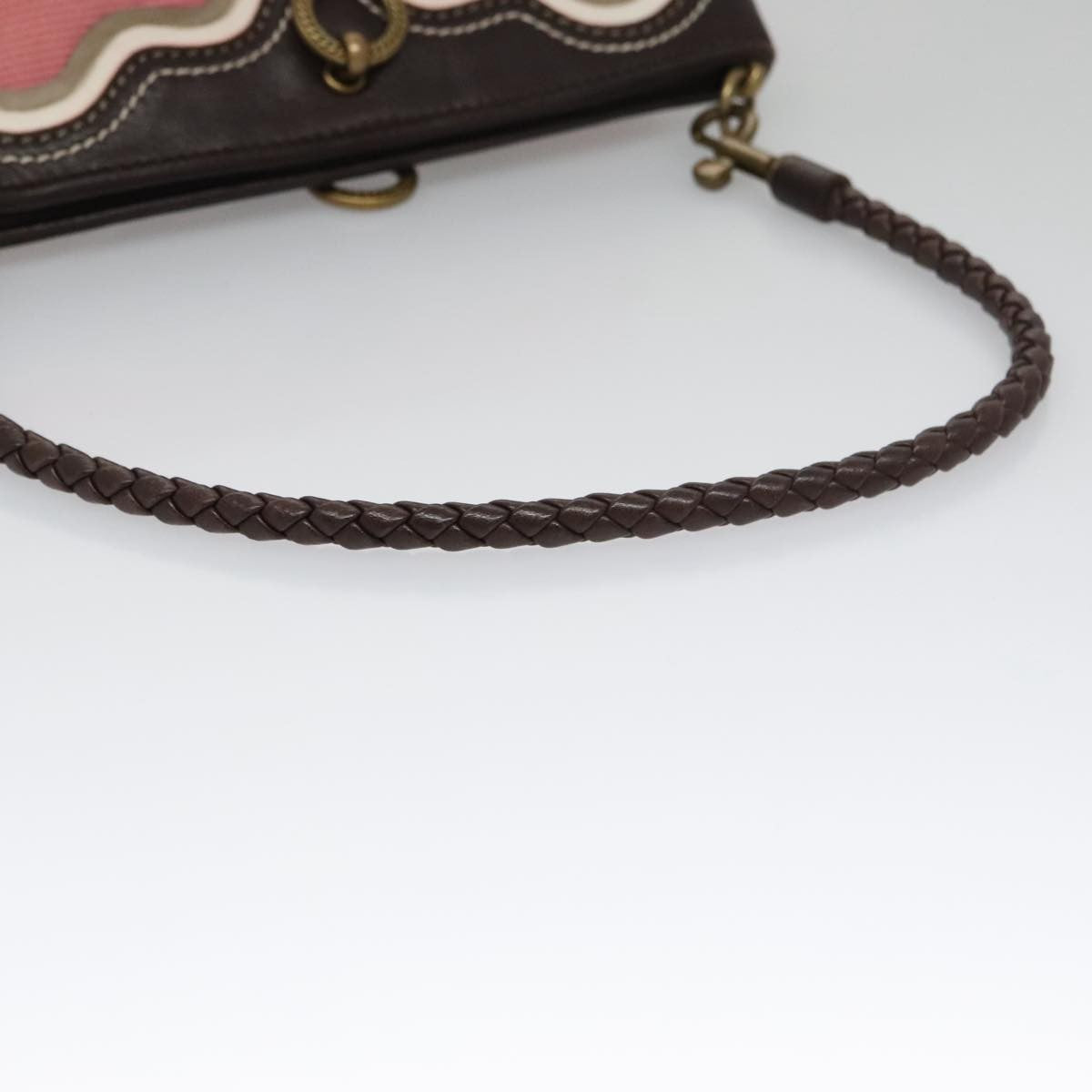 Bottega Veneta Vintage Shoulder Bag Canvas, PINK, CANVAS, Shoulder bag