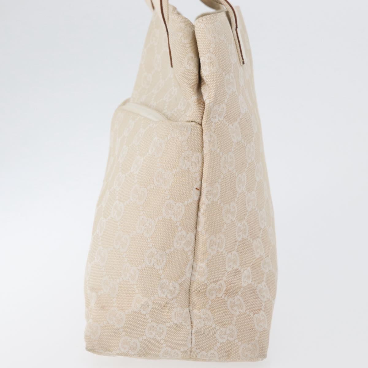 Gucci Double Pocket Tote GG Canvas, ECRU, CANVAS, Handbag