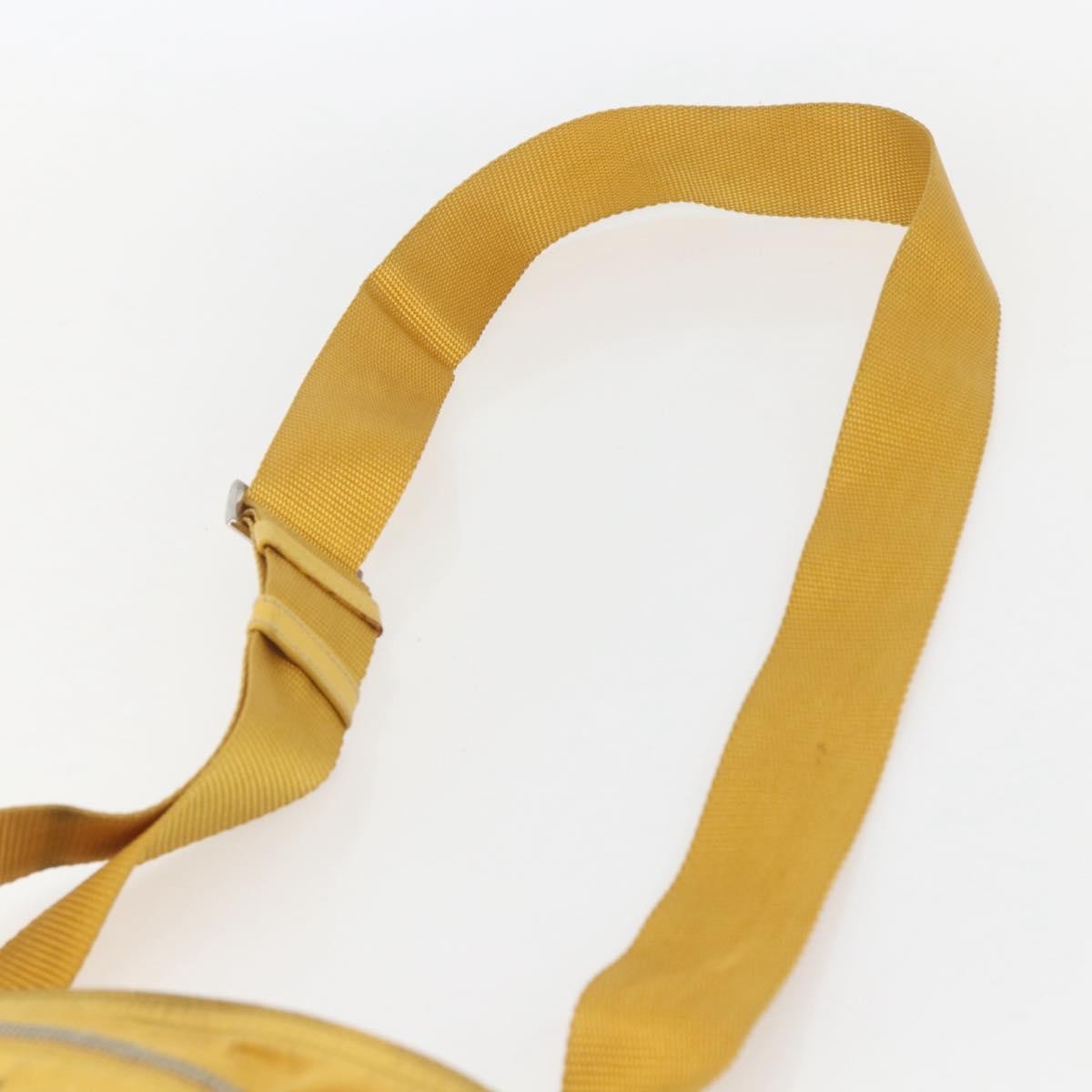 Prada Front Pocket Messenger Bag Tessuto, YELLOW, NYLON, Shoulder bag