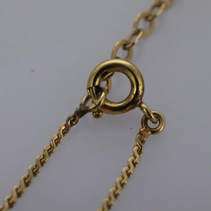 Christian Dior CD Pendant Necklace Gold-plated, GOLD, METAL, Necklace