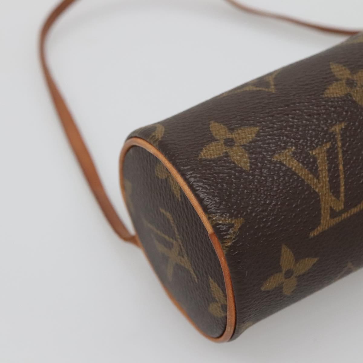 Louis Vuitton Papillon Pochette Monogram Canvas, BROWN, CANVAS, Handbag
