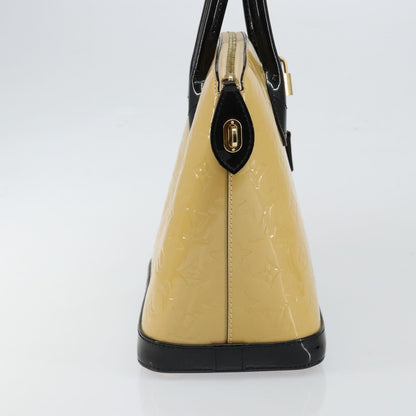 Louis Vuitton Lockit Handbag Monogram Vernis, BEIGE, PATENT_LEATHER, Tote bag