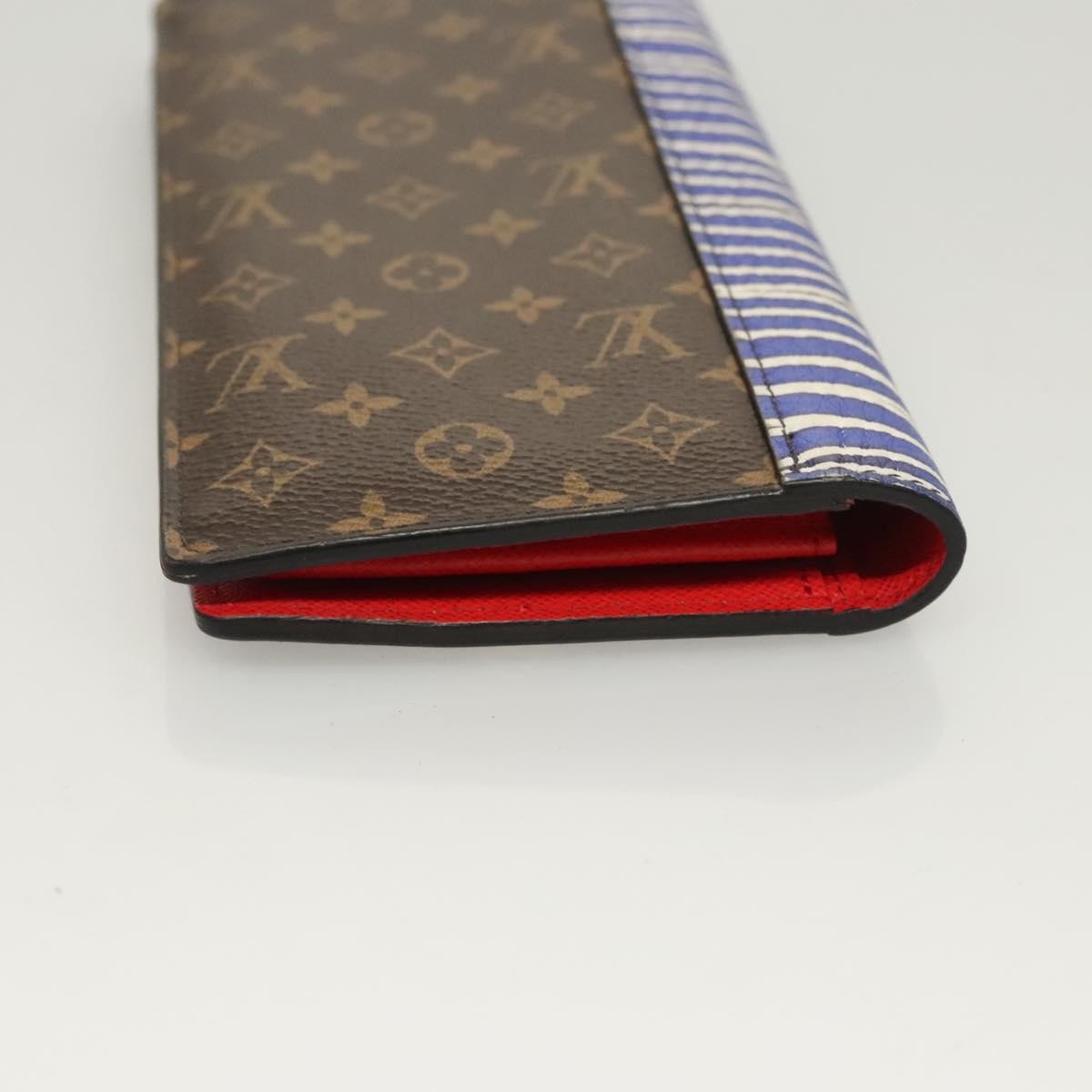 Louis Vuitton Porte Feuille Brother Patchwork, BLUE, CANVAS, Wallets