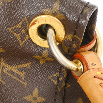 Louis Vuitton Artsy Handbag Monogram Canvas, Brown, Canvas, Handbag