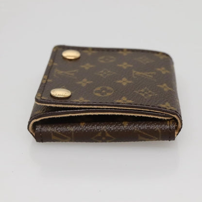 Louis Vuitton CASE JEWELRY BOX Canvas, BROWN, CANVAS, Wallets