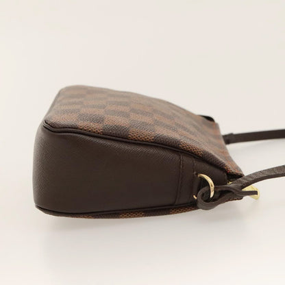 Louis Vuitton Trousse Make Up Bag Damier, BROWN, CANVAS, Clutche & pouche