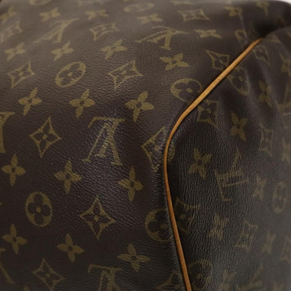 Louis Vuitton Keepall Bag Monogram Canvas, BROWN, CANVAS, Travel bag