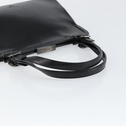 Prada Vintage Handbag Leather, BLACK, LEATHER, Handbag