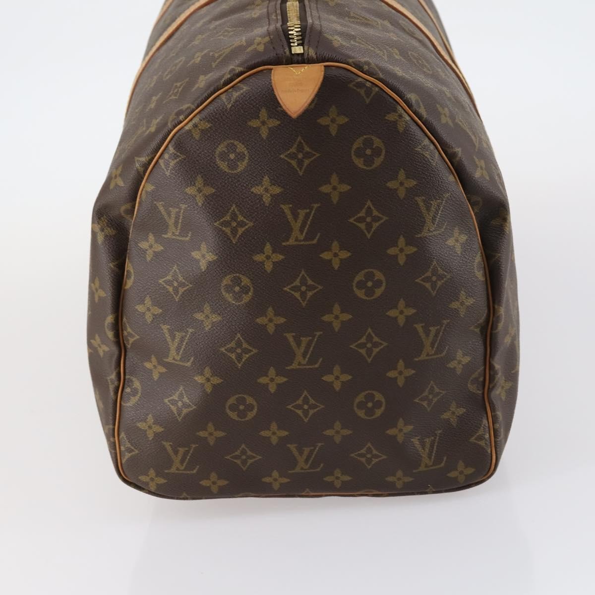 Louis Vuitton Keepall Bag Monogram Canvas, BROWN, CANVAS, Travel bag