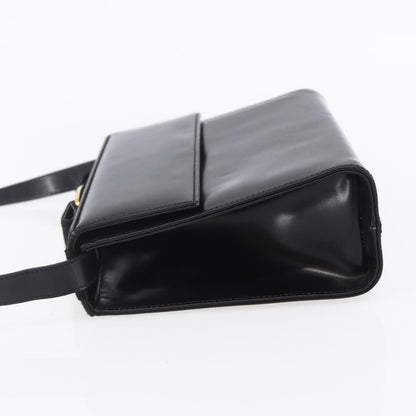 Salvatore Ferragamo Vala Shoulder Bag Leather, BLACK, LEATHER, Shoulder bag