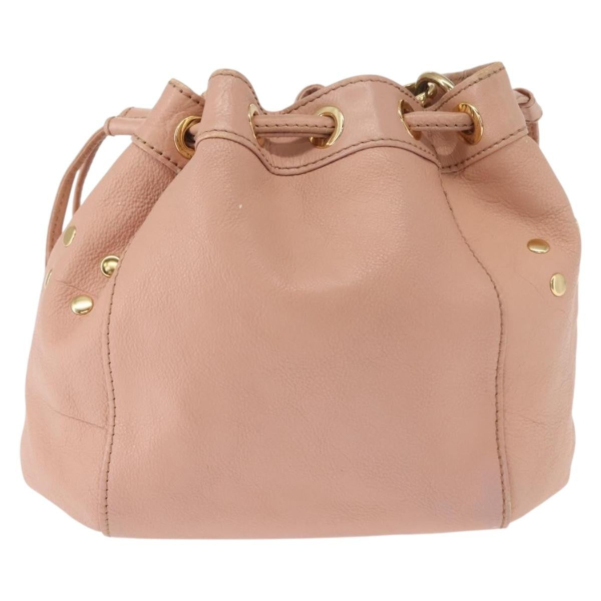 Burberry Blue Label shoulder bag Leather, PINK, LEATHER, Shoulder bag