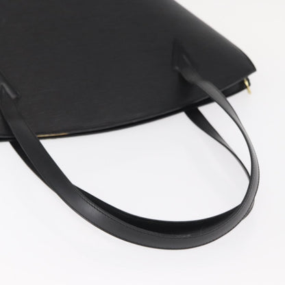 Louis Vuitton Saint Jacques Handbag Epi Leather, BLACK, LEATHER, Shoulder bag