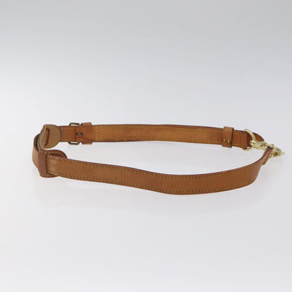 Louis Vuitton Adjustable Shoulder Strap Vachetta Leather, BEIGE, LEATHER, Straps