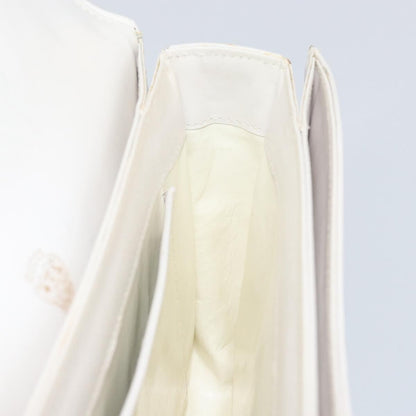 Gucci Vintage Handbag Leather, WHITE, LEATHER, Handbag