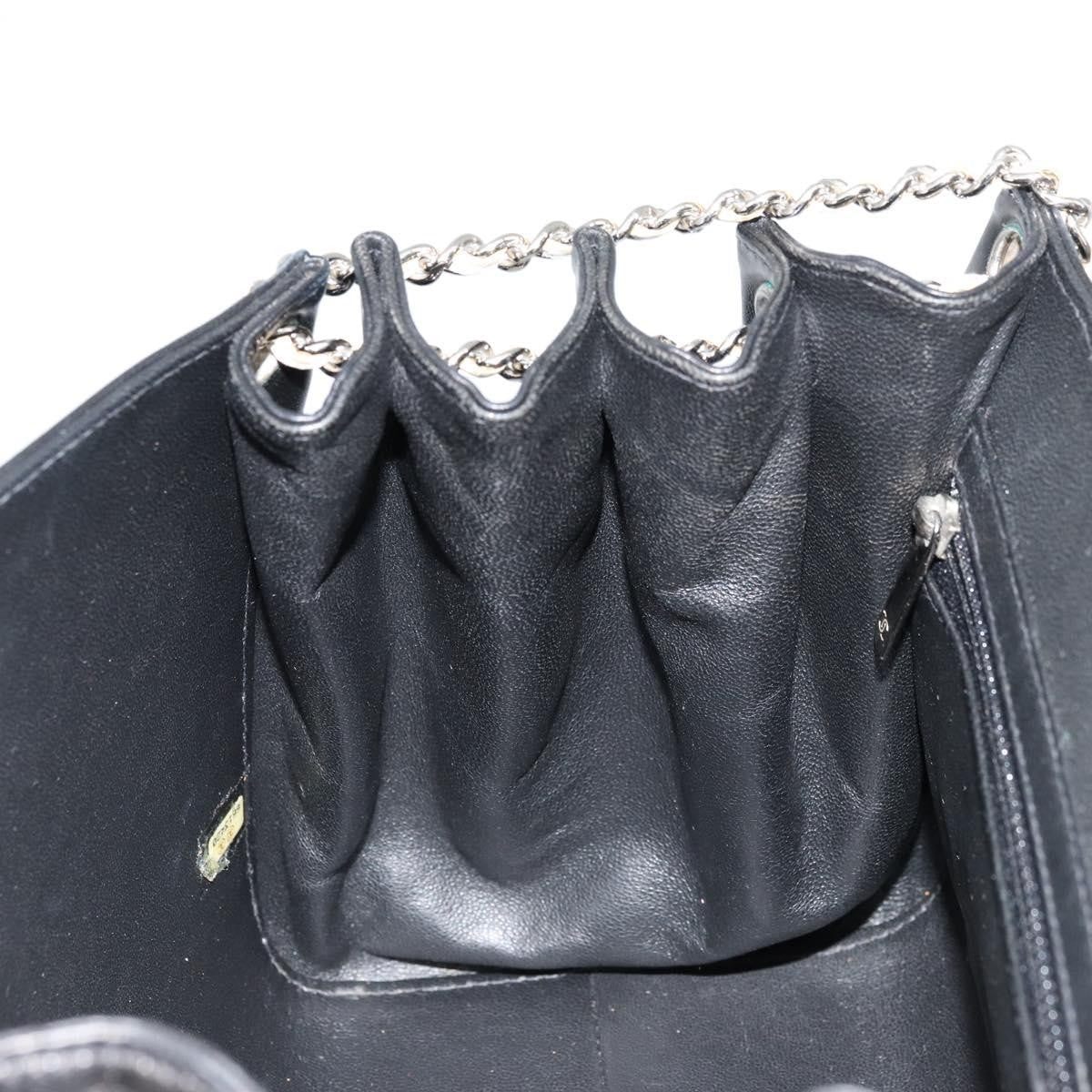 Chanel Chocolate Bar Accordion Reissue Flap Bag Quilted Lambskin, Black, Leather, Handbag