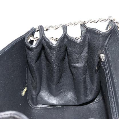 Chanel Chocolate Bar Accordion Reissue Flap Bag Quilted Lambskin, Black, Leather, Handbag