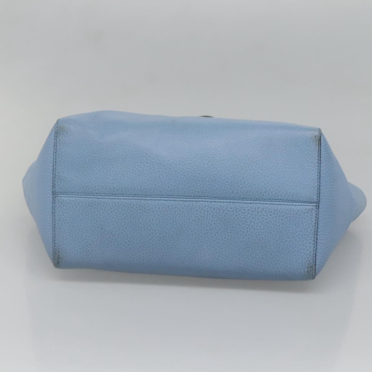 Gucci Swing Tote Leather, BLUE, LEATHER, Tote bag