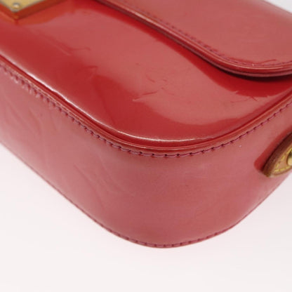 Louis Vuitton Malibu Street Handbag Monogram Vernis, RED, PATENT_LEATHER, Shoulder bag