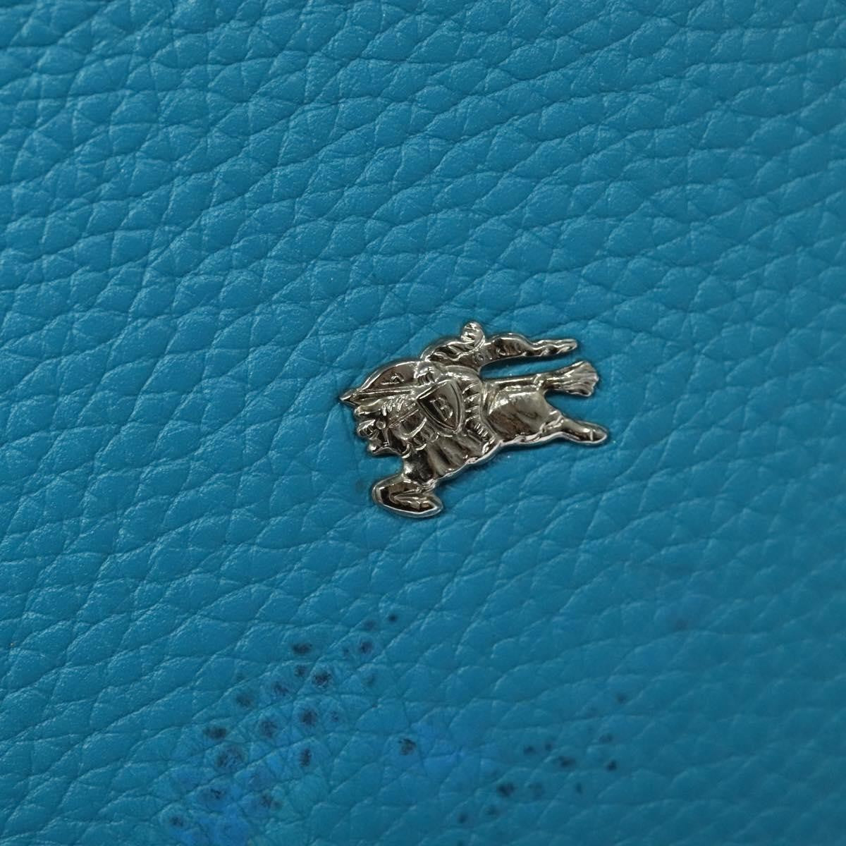 Burberry Vintage tote bag Leather, BLUE, LEATHER, Tote bag