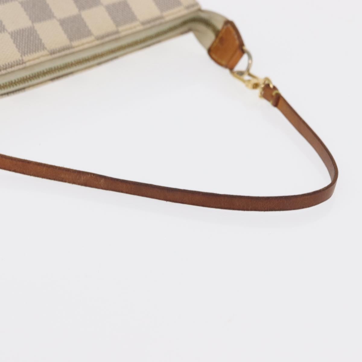 Louis Vuitton Pochette Accessoires NM Damier, BEIGE, CANVAS, Clutche & pouche