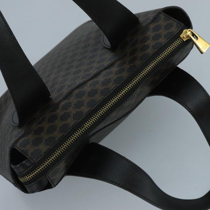 Celine C Macadam Handbag PVC Leather, Black, PVC, Handbag