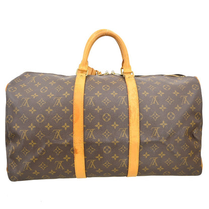Louis Vuitton Keepall Bag Monogram Canvas, Brown, Canvas, Travel Bag