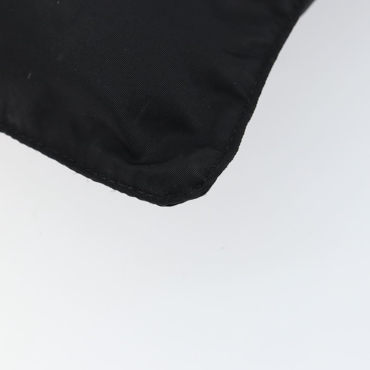 Prada Flat Messenger Bag Tessuto, BLACK, NYLON, Shoulder bag