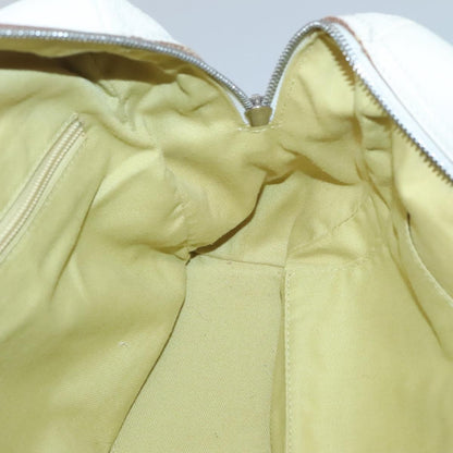 Salvatore Ferragamo Gancini Buckle Shoulder Bag Leather, WHITE, LEATHER, Shoulder bag