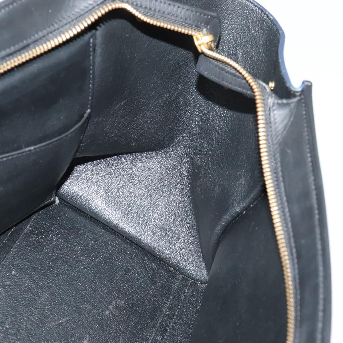 Celine Tricolor Trapeze Bag Leather, BEIGE, LEATHER, Handbag