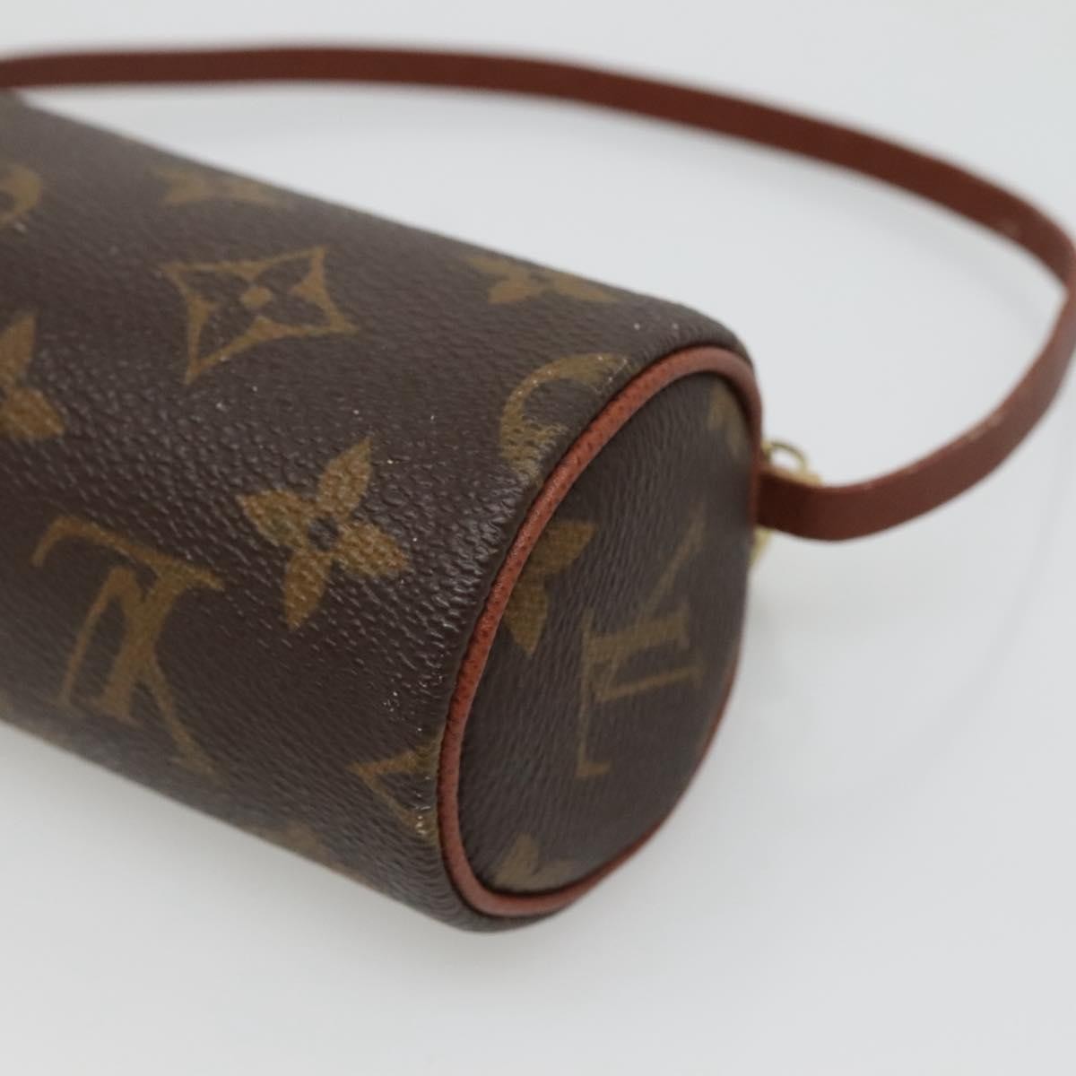 Louis Vuitton Papillon Pochette Monogram Canvas, BROWN, CANVAS, Handbag