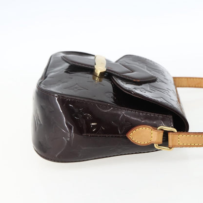 Louis Vuitton Bellflower Handbag Monogram Vernis, PURPLE, PATENT_LEATHER, Shoulder bag