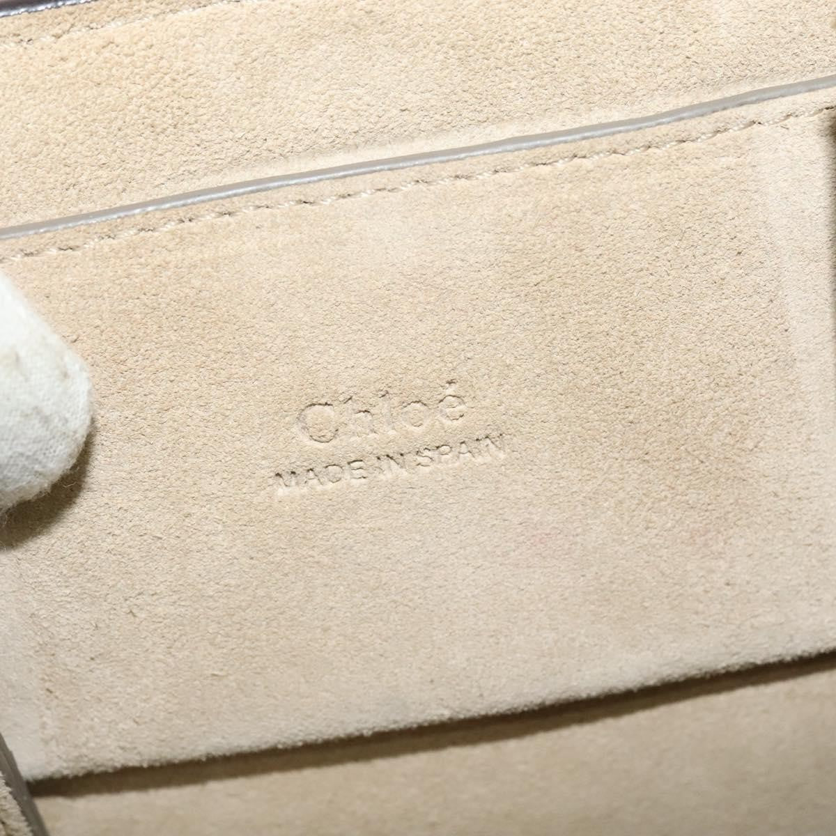 Chloe Faye Crossbody Leather and Suede, BEIGE, LEATHER, Shoulder bag