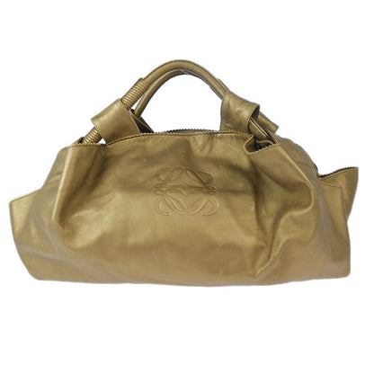 Loewe Anagram Logo Nappa Aire Hand Bag Leather, GOLD, LEATHER, Handbag