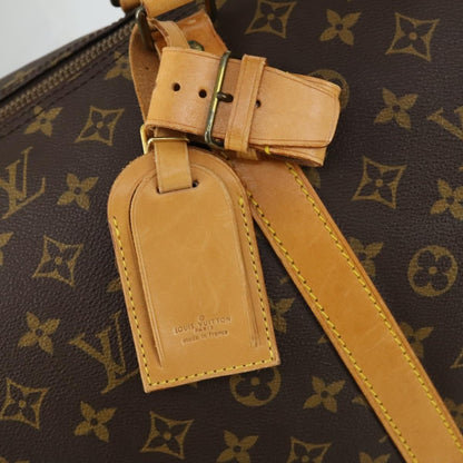 Louis Vuitton Keepall Bag Monogram Canvas, BROWN, CANVAS, Travel bag
